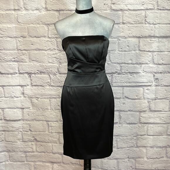 White House Black Market Dresses & Skirts - White House Black Market satin LBD/ cocktail dress